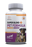 Super Blend + Pet Formula with Multiple Forms of Turmeric, Glucosamine, Chondroitin, and MSM